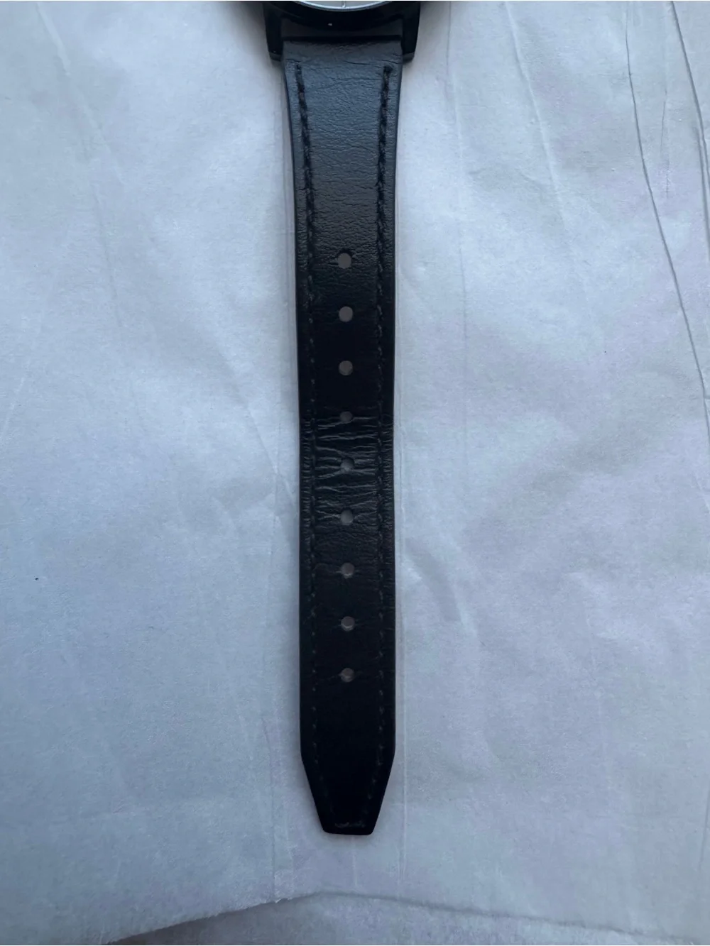 Rebecca Minkoff Black Leather & Black Dial Watch